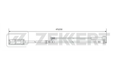 Датчик износа тормозных колодок Zekkert BS8077