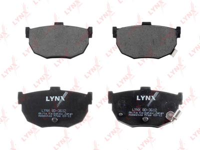 Колодки тормозные дисковые задние LYNXauto BD3612