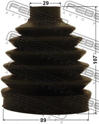 Пыльник ШРУС комплект FEBEST 0117PGSX30