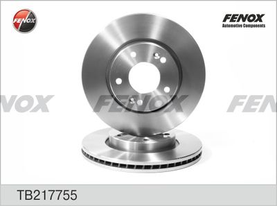 Диск тормозной передний FENOX TB217755
