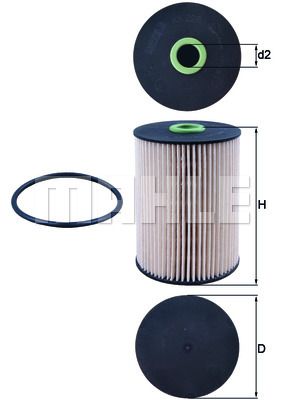 Фильтр топливный MAHLE KX228D