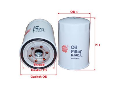 Фильтр масляный SAKURA C5812