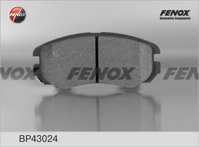 Колодки тормозные дисковые передние FENOX BP43024