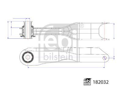Рычаг задней подвески левый APLUS 24667AP