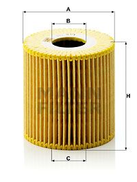 Фильтр масляный MANN-FILTER HU819X