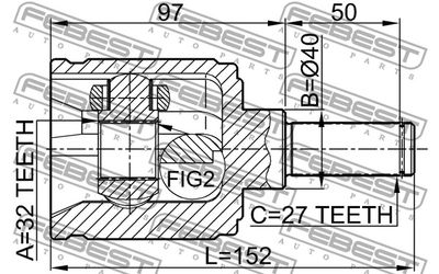 ШРУС FEBEST 0311CFLH