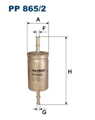 Фильтр топливный FILTRON PP8652