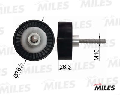 Ролик ремня приводного Miles AG03009