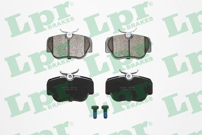 Колодки тормозные передние LPR 05P302