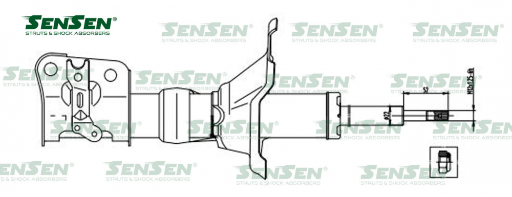 Амортизатор SENSEN 42140700