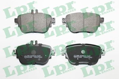 Колодки тормозные задние LPR 05P2042