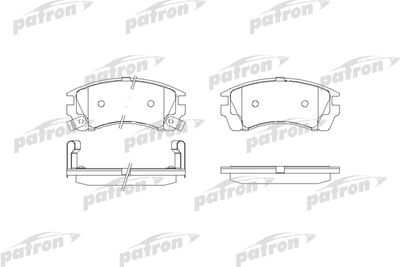 Колодки тормозные дисковые передние PATRON PBP940