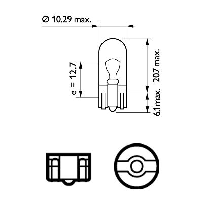Лампа PHILIPS 12961CP