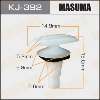 Клипса крепежная Masuma KJ392