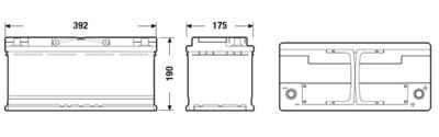 Аккумулятор EXIDE EK1050
