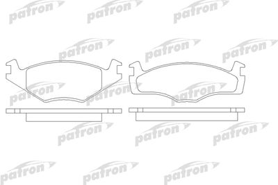 Колодки тормозные дисковые передние PATRON PBP419