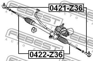 Тяга рулевая FEBEST 0422Z36