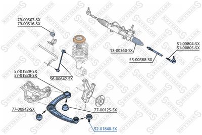 Опора шаровая STELLOX 5201840SX