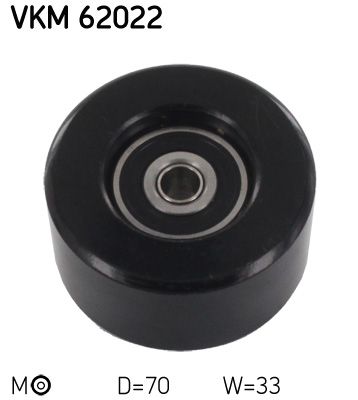 Ролик поликлинового ремня натяжной SKF VKM62022