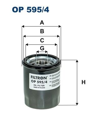 Фильтр масляный FILTRON OP5954
