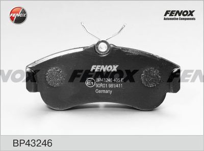 Колодки тормозные передние FENOX BP43246
