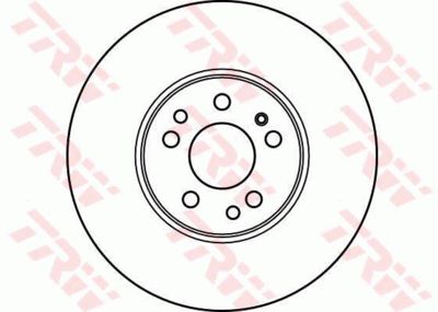 Диск тормозной передний TRW DF2595S