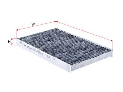 Фильтр салона угольный SAKURA CAC18160