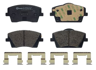 Колодки тормозные дисковые BREMBO P86031