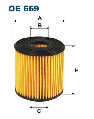 Фильтр масляный FILTRON OE669