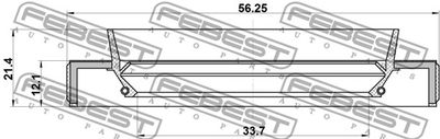 Сальник привода FEBEST 95HBY35561221L