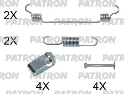Комплект монтажный барабанных тормозных колодок PATRON PSRK0223