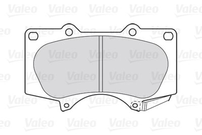 Комплект колодок для дискового тормоза VALEO 301857