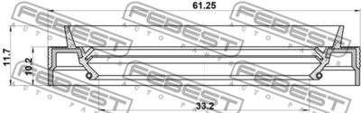 Сальник привода спидометра FORD 2068008