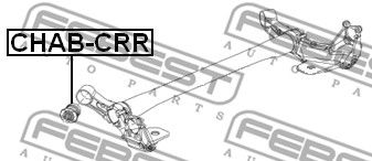 Сайлентблок задней балки GENERAL MOTORS 13354691