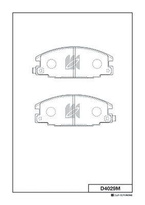 Колодки тормозные передние MK KASHIYAMA D4029M