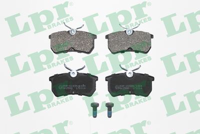 Колодки тормозные дисковые LPR 05P697