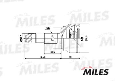 ШРУС наружный Miles GA20067