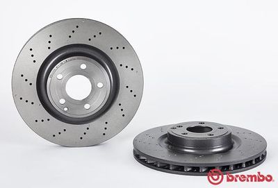Диск тормозной передний вентилируемый BREMBO 09B74451