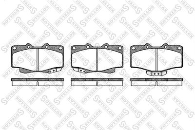Колодки тормозные дисковые передние STELLOX 326014SX