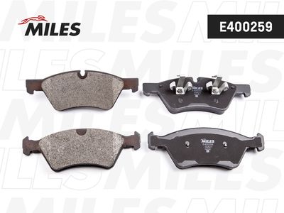 Колодки тормозные передние Miles E400259
