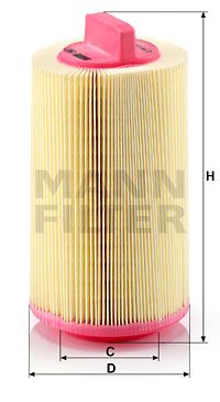 Фильтр воздушный MANN-FILTER C14114