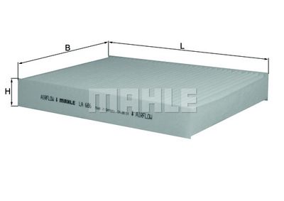 Фильтр салона MAHLE LA686