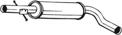 Глушитель средняя часть BOSAL 105109