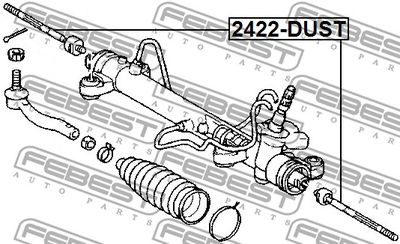 Тяга рулевая FEBEST 2422DUST