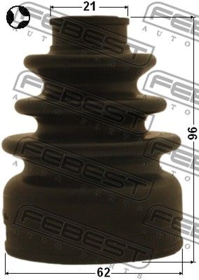 Пыльник ШРУС внутреннего комплект FEBEST 0515M2T