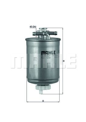 Фильтр топливный MAHLE KL103