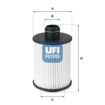 Фильтр масляный UFI 2509300