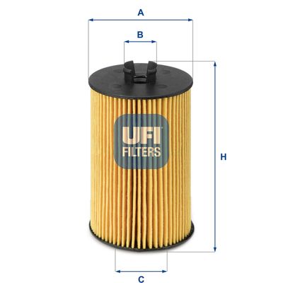 Фильтр масляный UFI 2501200