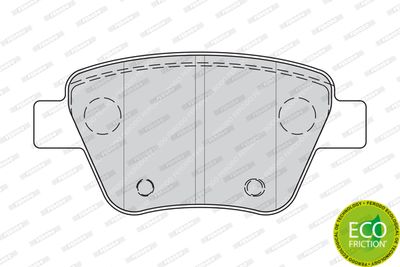 Колодки тормозные дисковые FERODO FDB4316