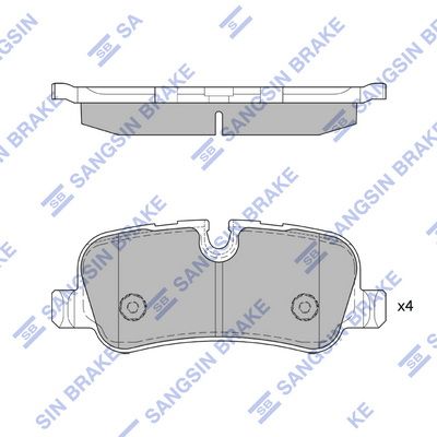 Колодки тормозные SANGSIN SP4371